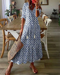 Michaela - Vestido Boho con Diseño de Cobertura para el Abdomen