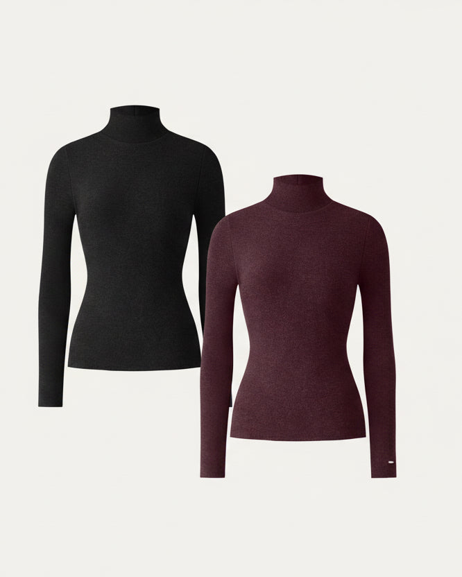 Maison Delcourt™ | Pull Col Roulé à Manches Longues