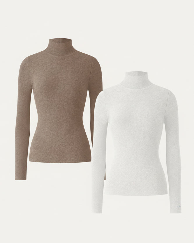 Maison Delcourt™ | Pull Col Roulé à Manches Longues