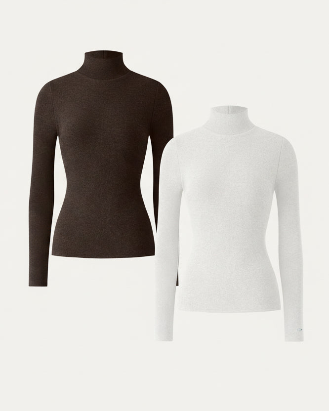 Maison Delcourt™ | Pull Col Roulé à Manches Longues