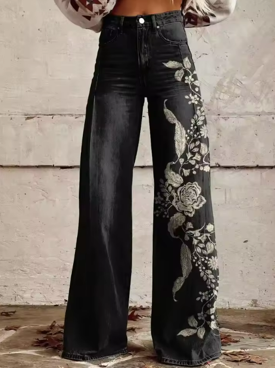 ECSLISSI - Elegantes Pantalones Bohemios