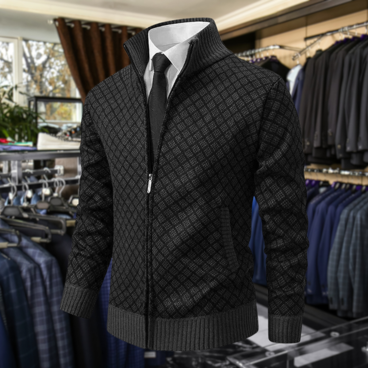 CHALECO HOMBRE PREMIUM EN MATERIAL SUAVE