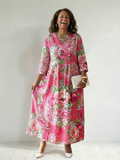 Fernanda | Vestido Midi Jardín en Flor