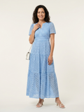 Brielle | Vestido midi de tirantes cortos con escote en V