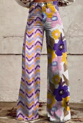 Isadora - Pantalones Boho de Flores