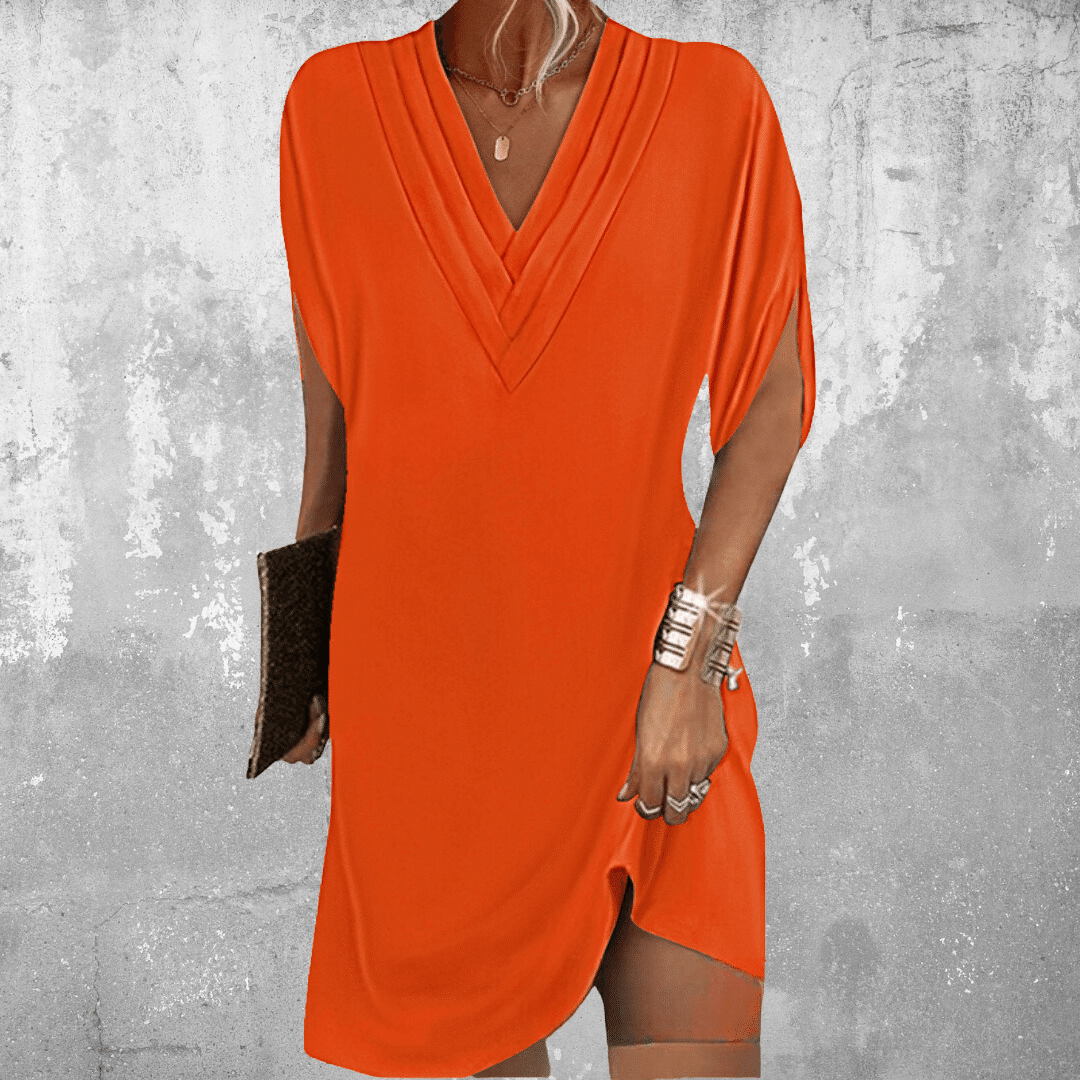 Minetta - Vestido Elegante que Cubre el Abdomen