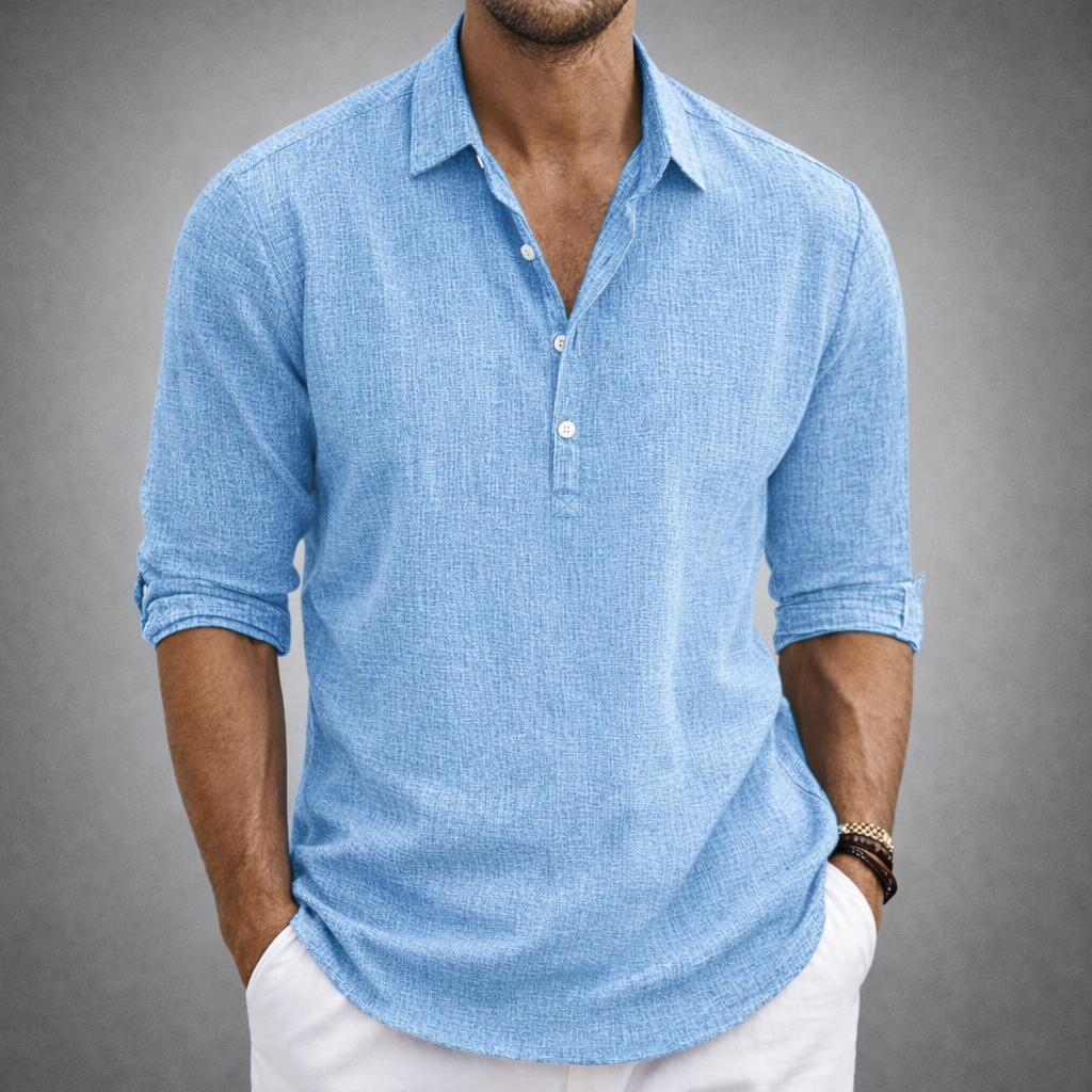 Antonio Camisa Casual de Lino