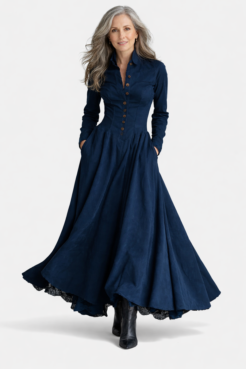 María | Vestido Largo Elegancia Clásica