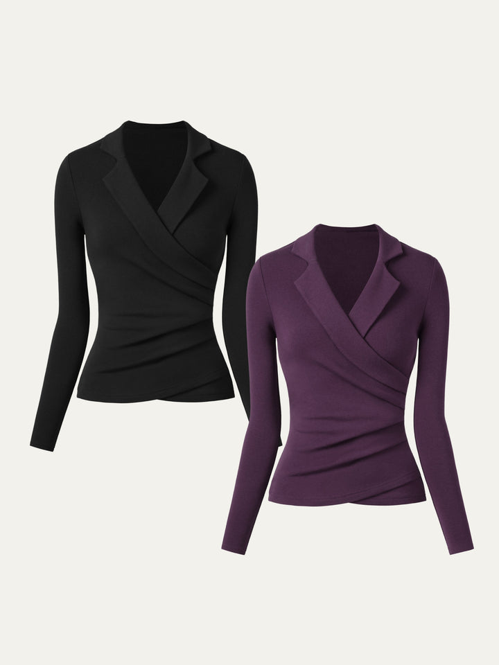 Maison Delcourt ™| Top à Col V