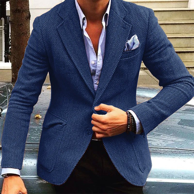 Emilio | Blazer vintage de lana con solapa clásica