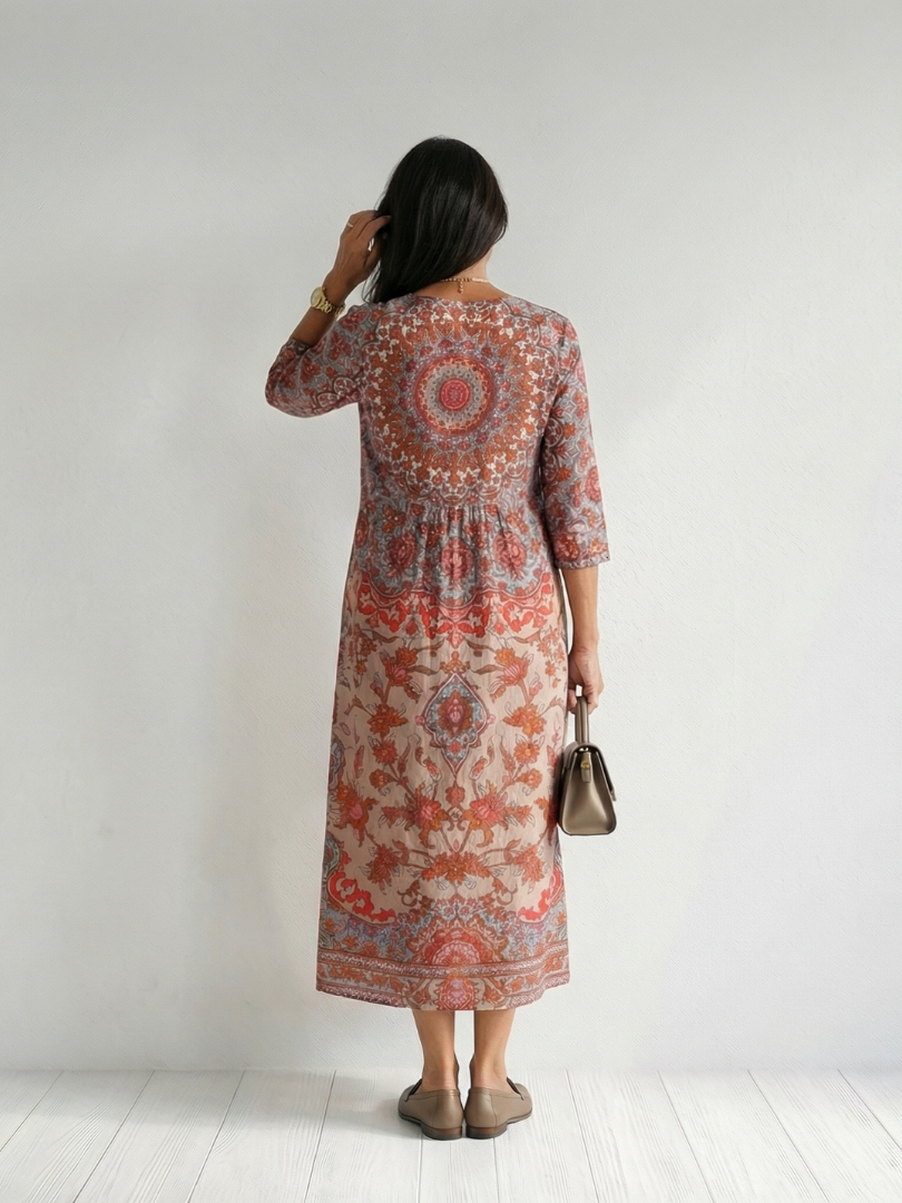 Louana | Vestido Midi de Corte Equilibrado