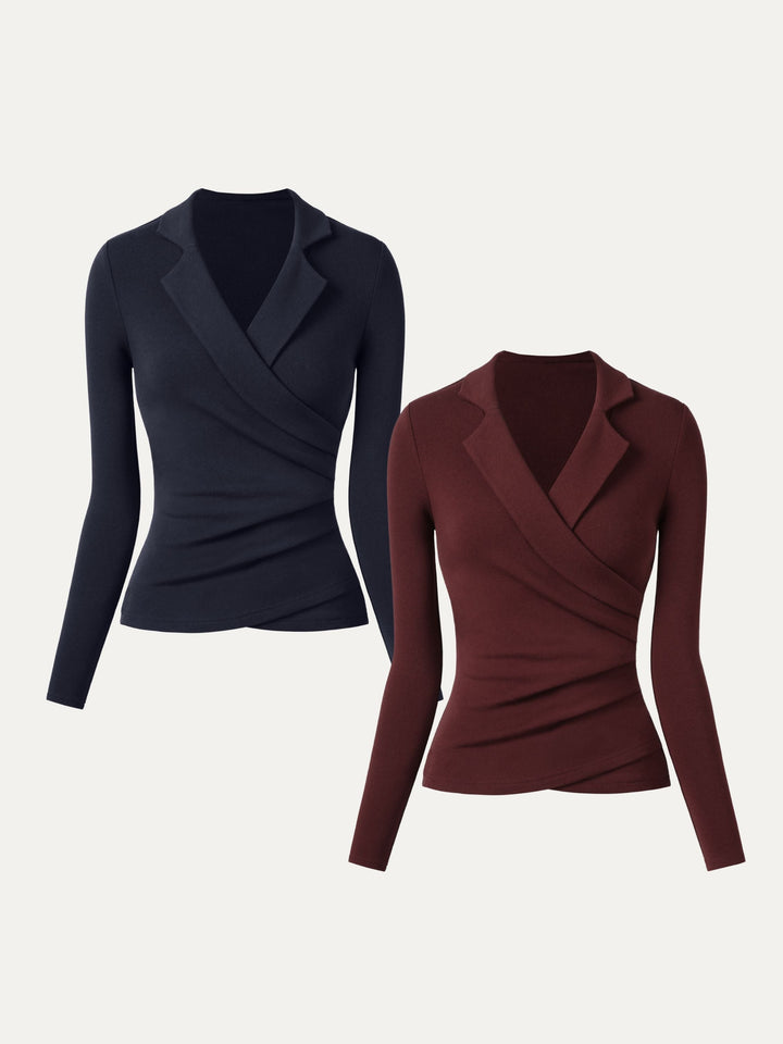 Maison Delcourt ™| Top à Col V