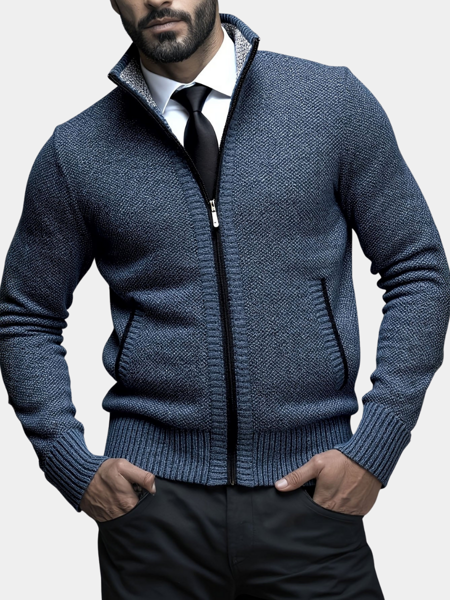CHALECO HOMBRE LUXE CON CREMALLERA