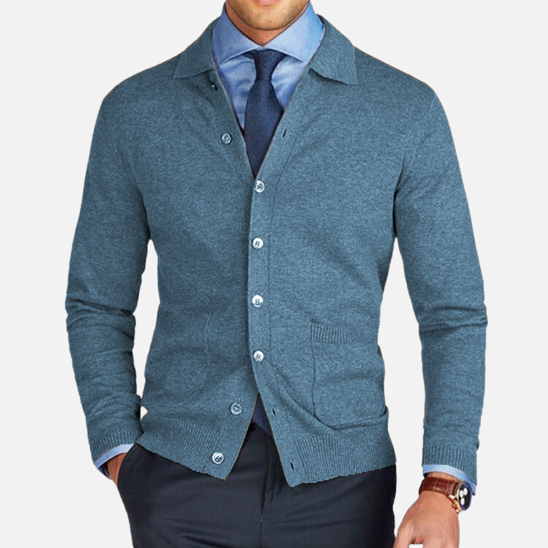 Pascal | Cárdigan Elegante de Punto para Hombre