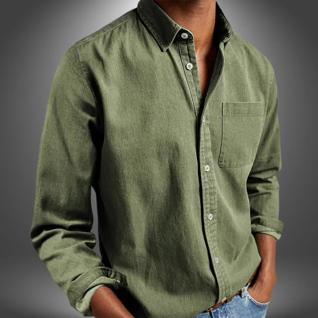 Leonardo | Camisa artesanal de algodón (1+1 Gratis)