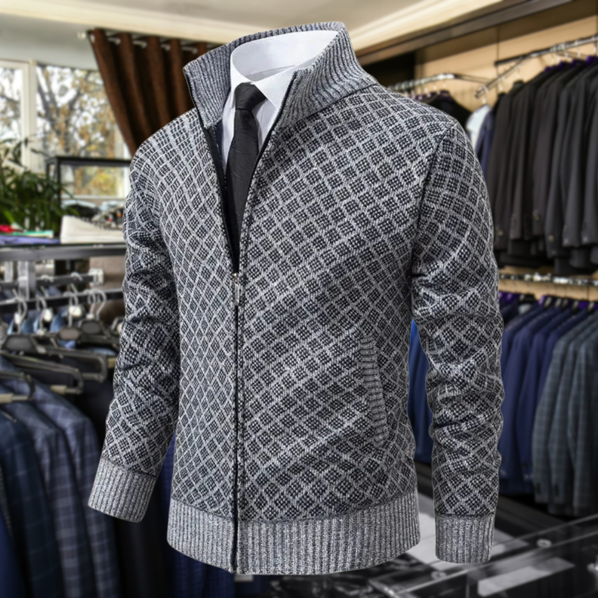 CHALECO HOMBRE PREMIUM EN MATERIAL SUAVE