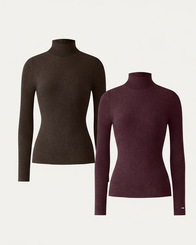 Maison Delcourt™ | Pull Col Roulé à Manches Longues