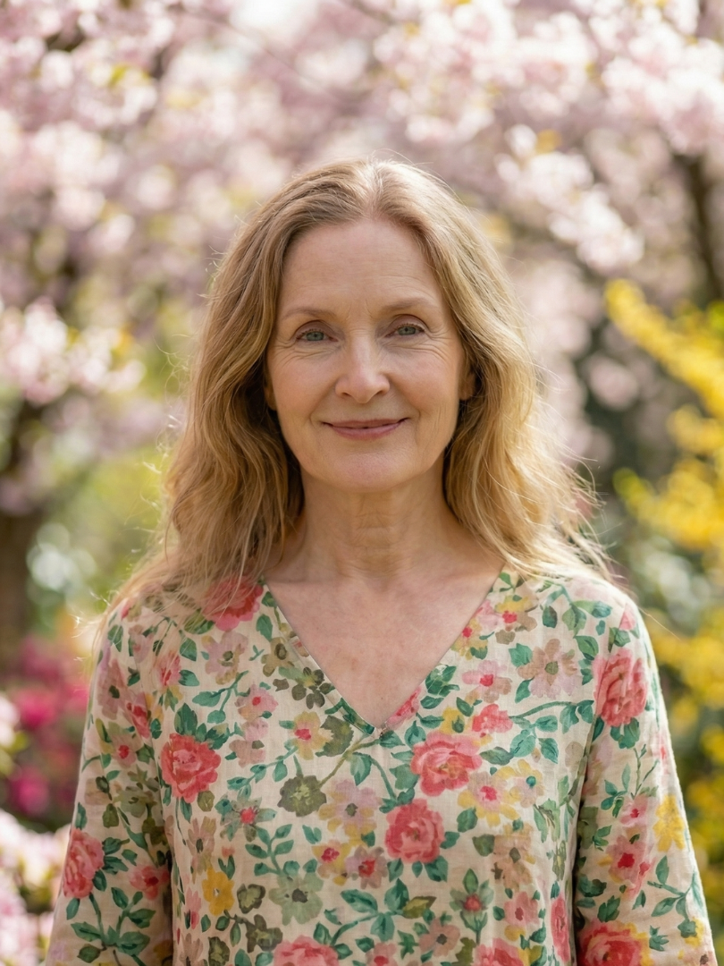 Carlina | Vestido Midi de Flores Esparcidas