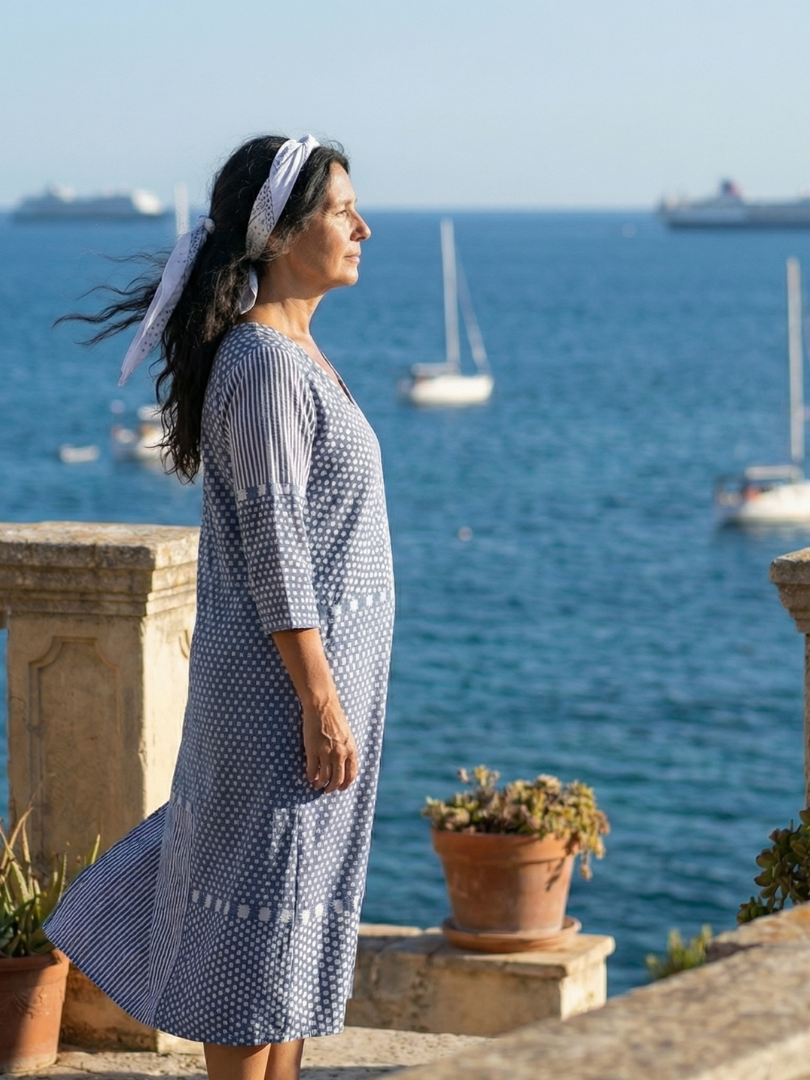 Noa | Vestido Midi Patchwork