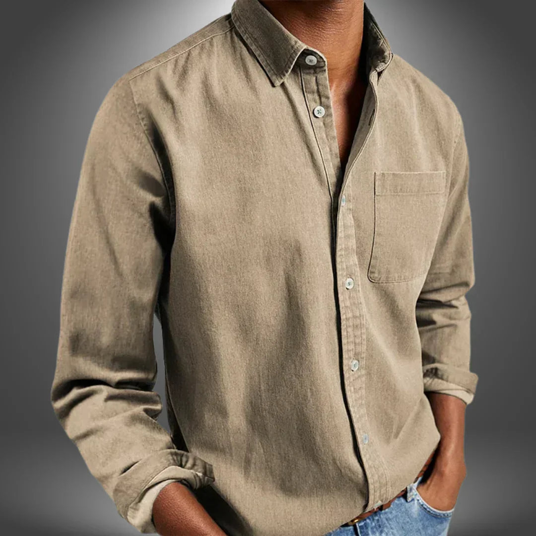Leonardo | Camisa artesanal de algodón (1+1 Gratis)