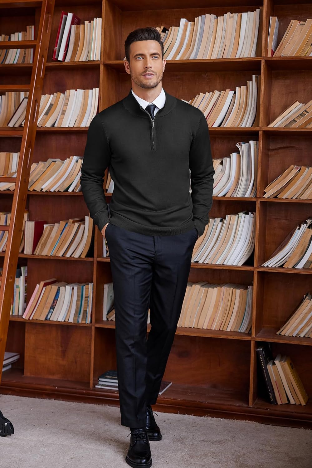 Adrián | Suéter cuello cremallera