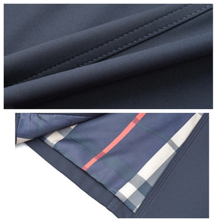 Chaqueta de Rompevientos Doble Botonadura para Hombre