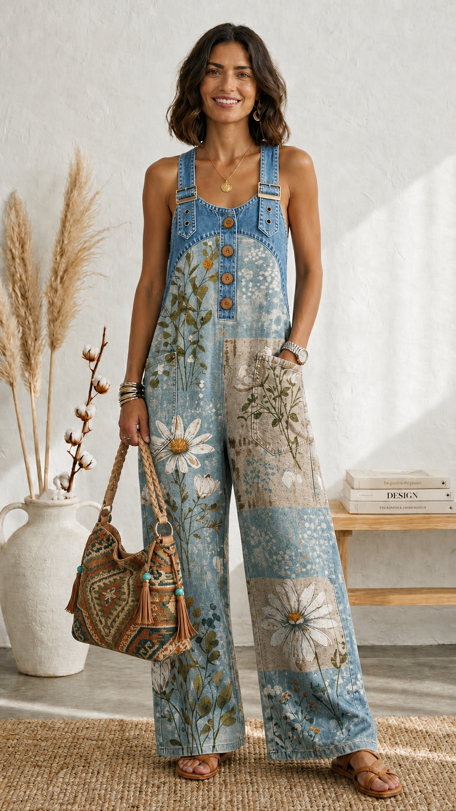 Luna Mono Floral Vintage