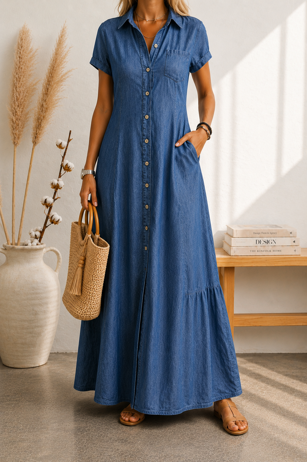 Nina | Vestido Azul Mediterráneo