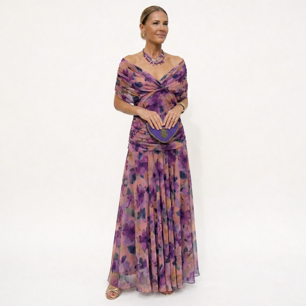 Velora™ | Vestido Largo con Escote en V