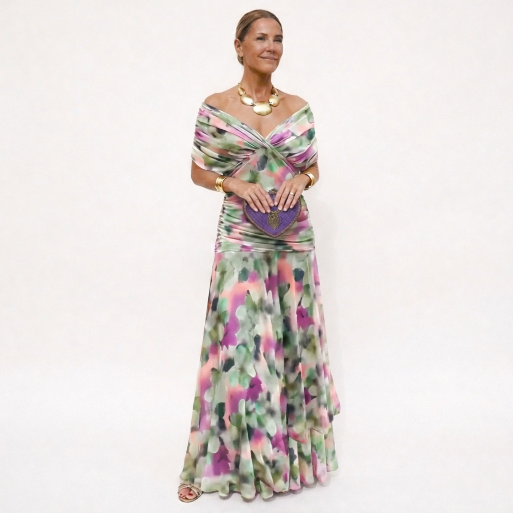 Velora™ | Vestido Largo con Escote en V