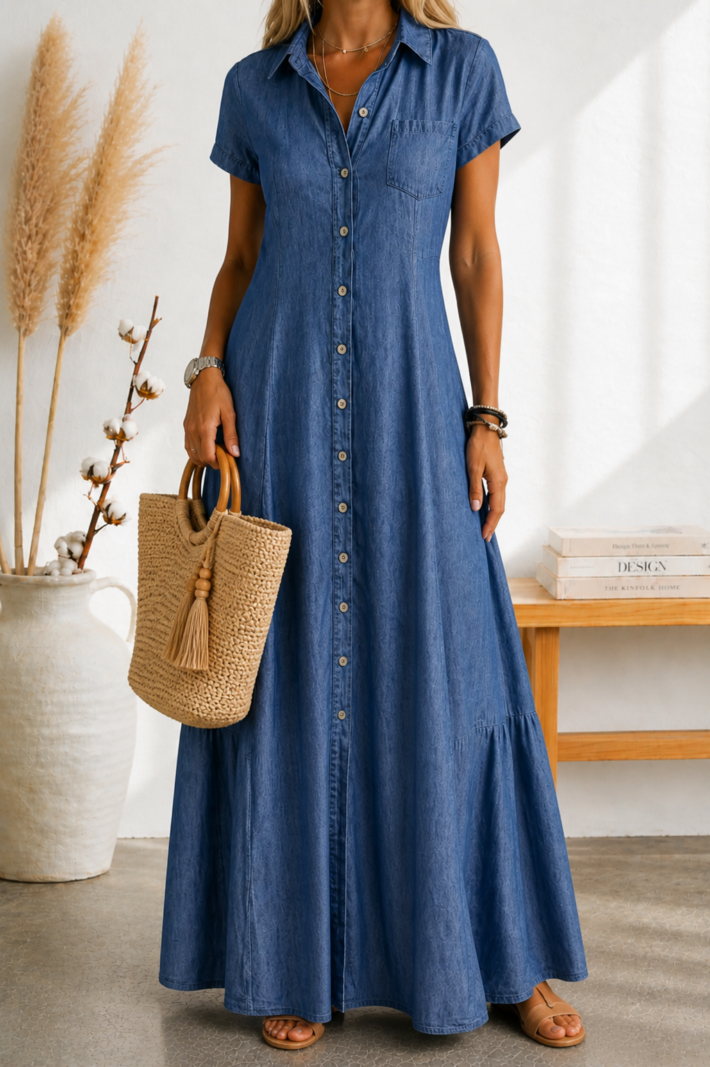 Nina | Vestido Azul Mediterráneo