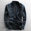 Halden Top | Camisa Ajustada con Cuello Alto