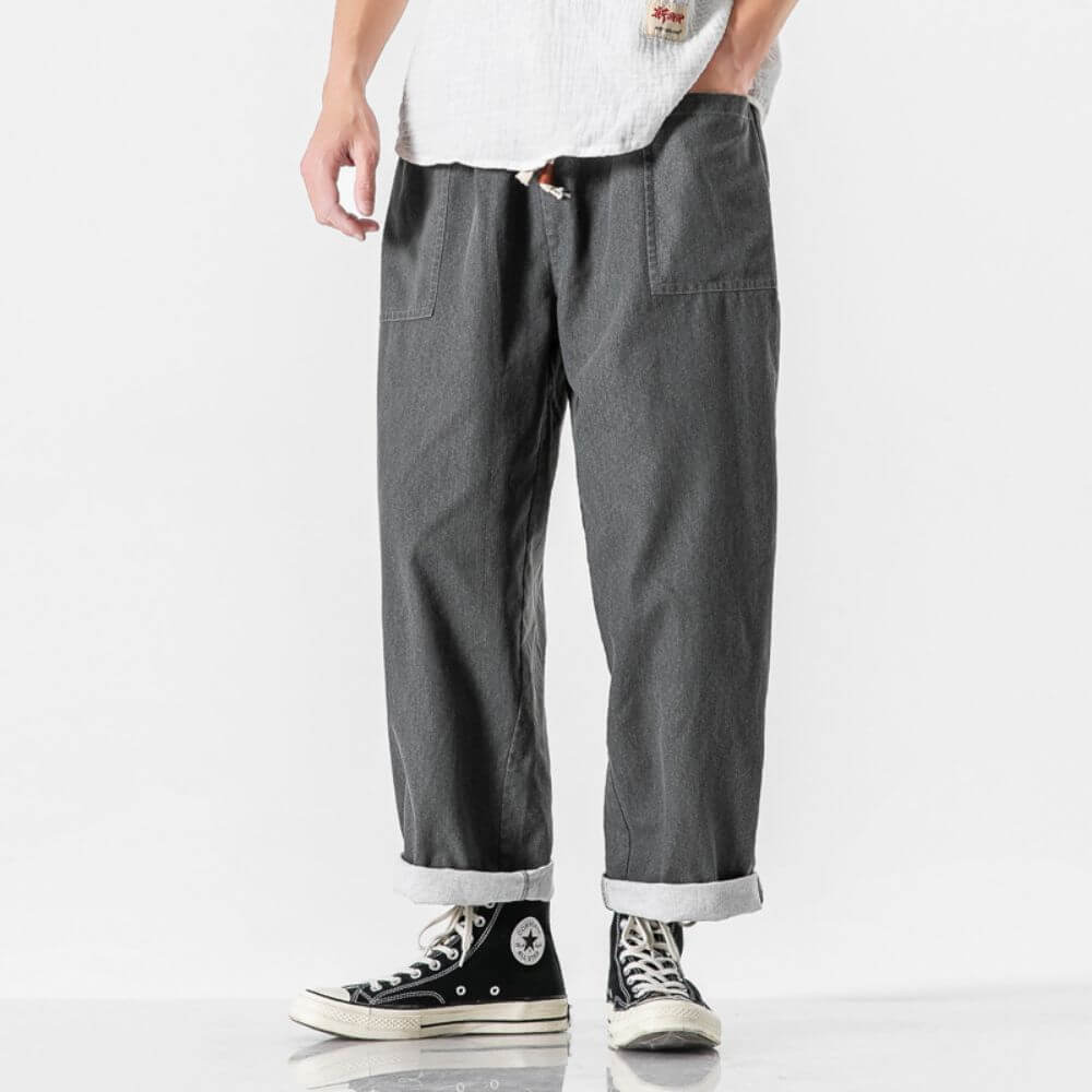 Fernando – Pantalón Vintage Ancho Casual
