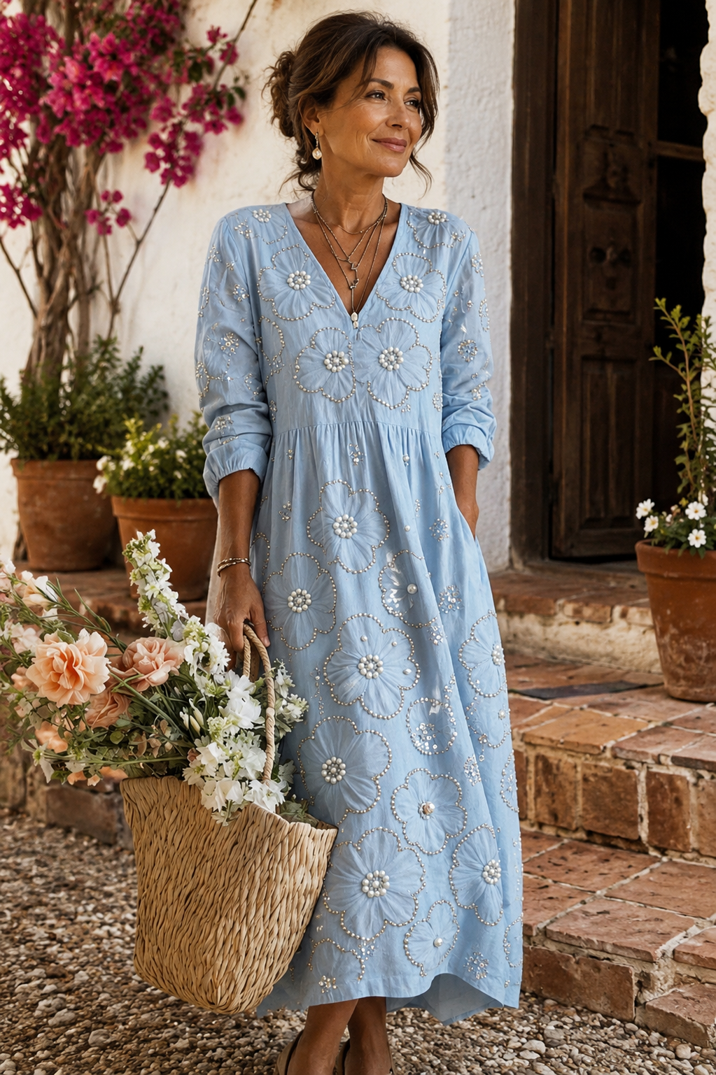 LENA | VESTIDO MIDI FLORAL