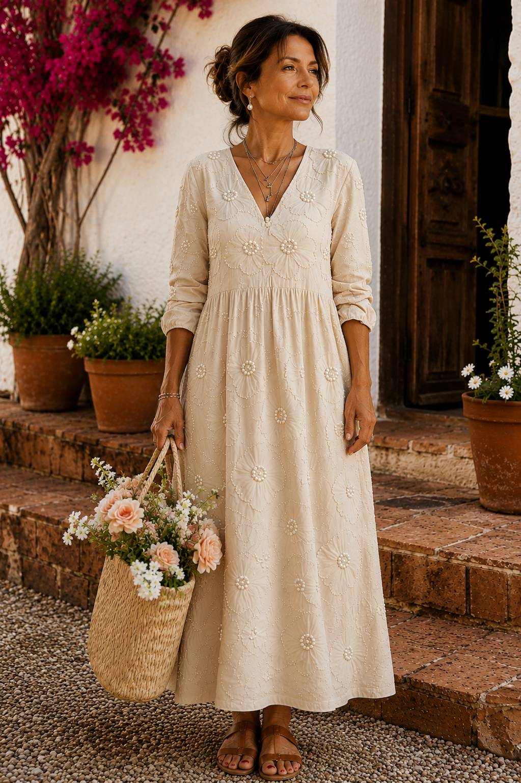 LENA | VESTIDO MIDI FLORAL