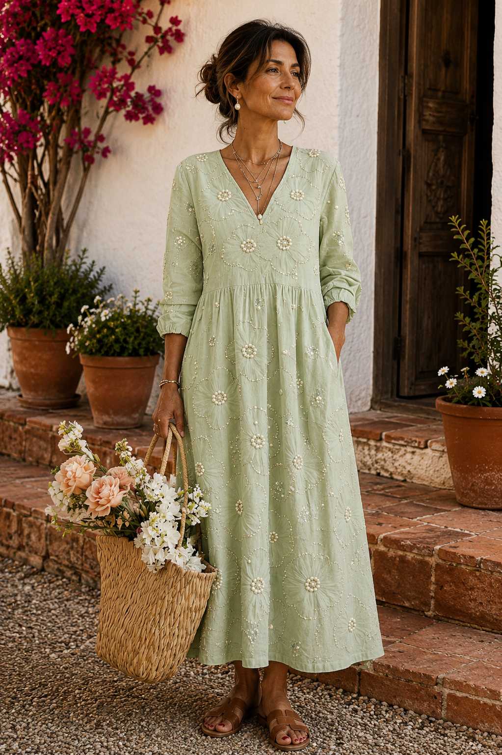 LENA | VESTIDO MIDI FLORAL