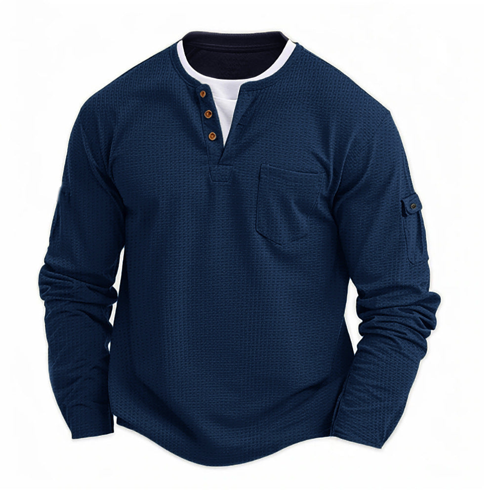 CAMISA MODERNA DE MANGAS LARGAS
