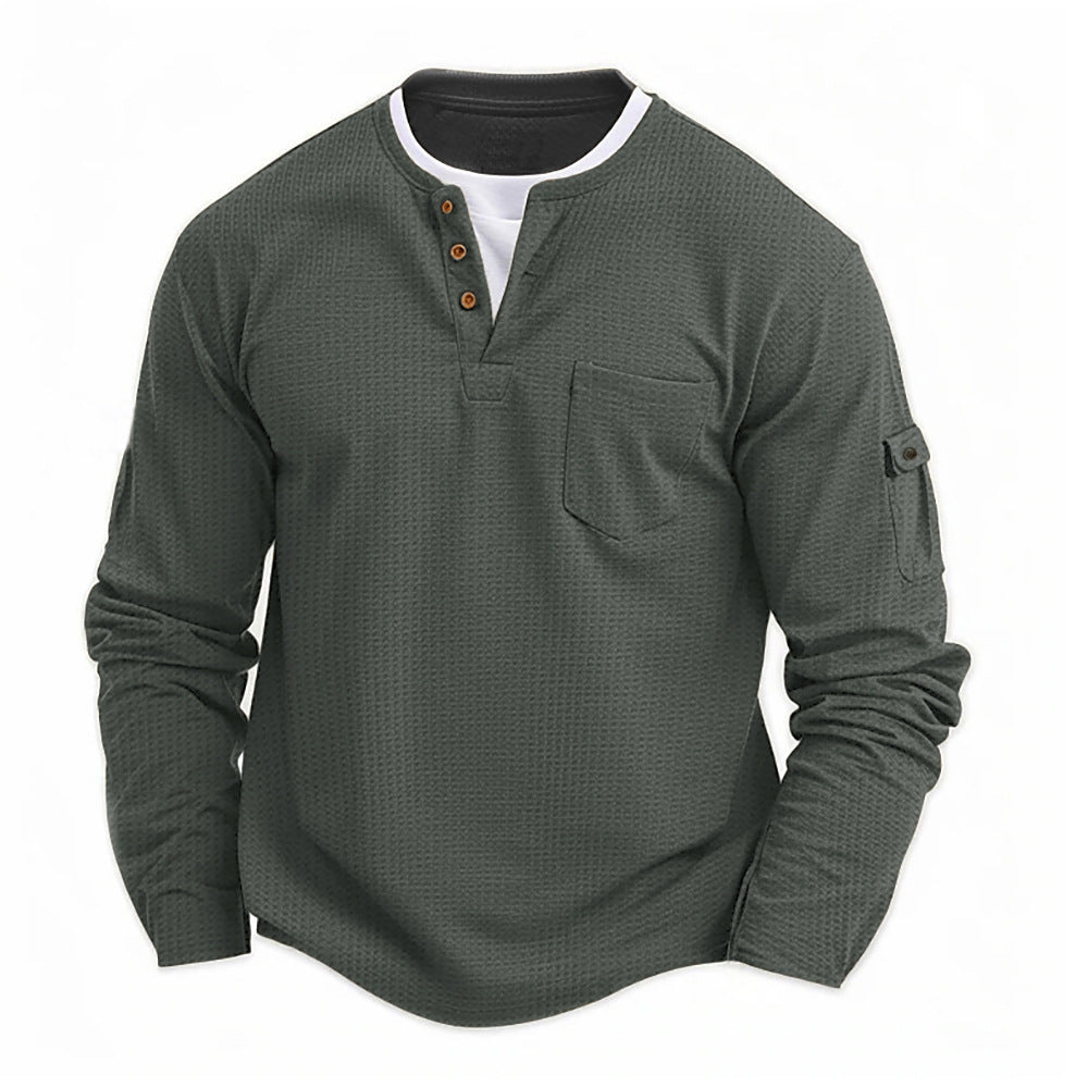 CAMISA MODERNA DE MANGAS LARGAS
