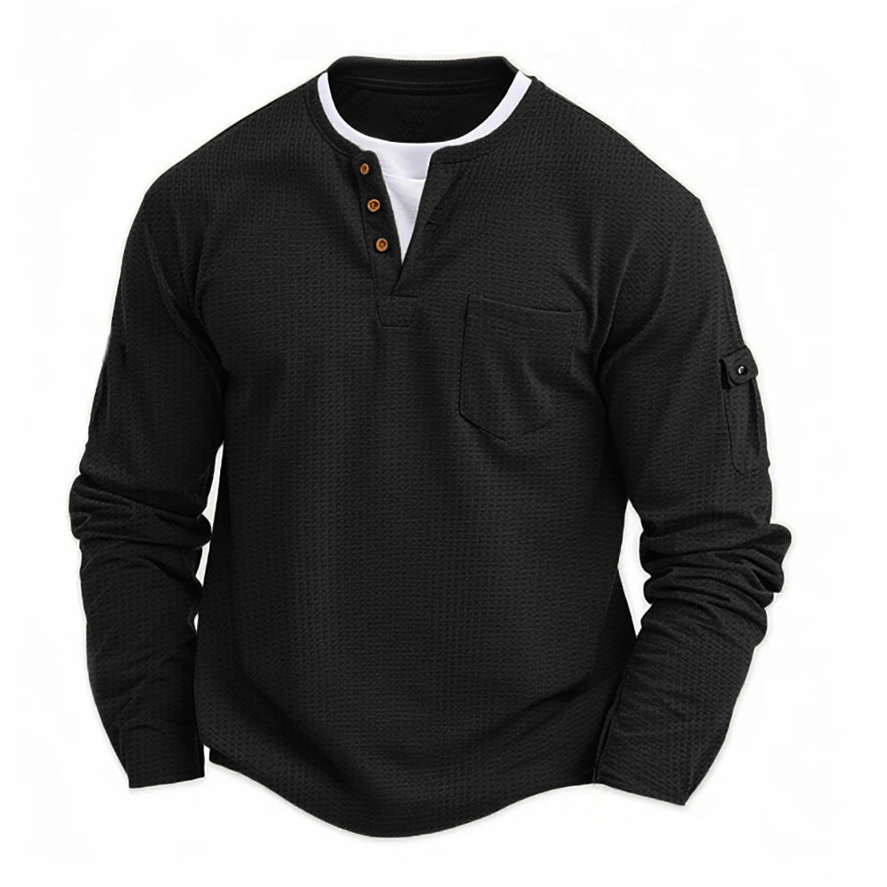 CAMISA MODERNA DE MANGAS LARGAS