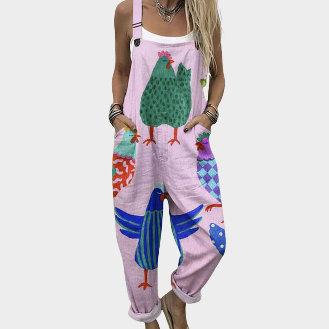 Rocío | Peto estampado cómodo