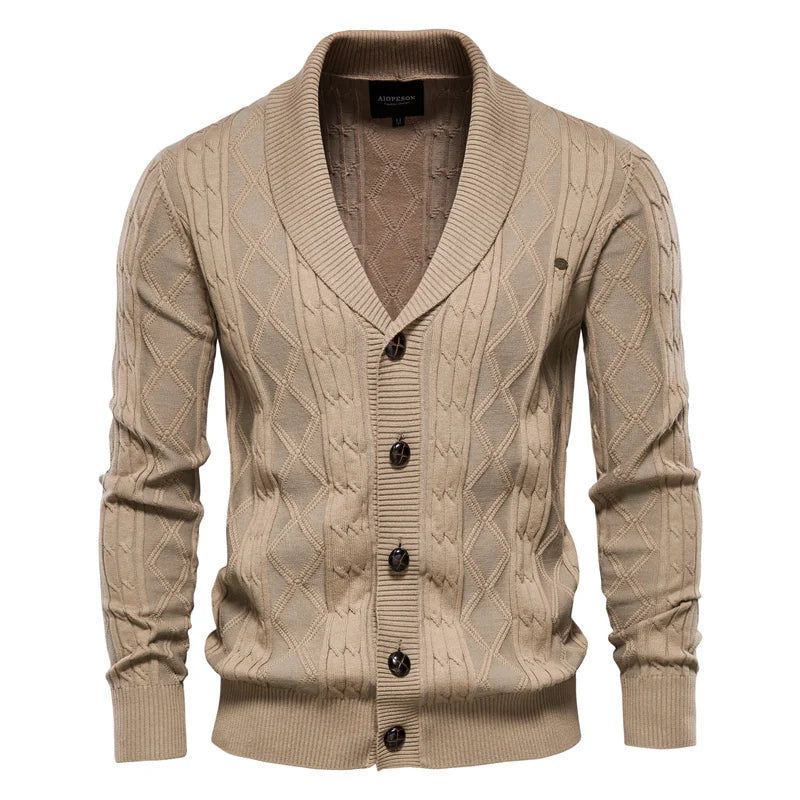 Aurea | Cárdigan para Hombre con Cierre de Botones