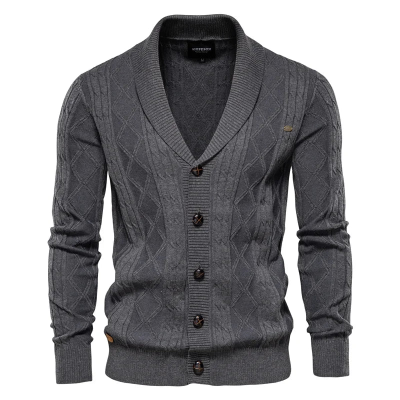 Aurea | Cárdigan para Hombre con Cierre de Botones
