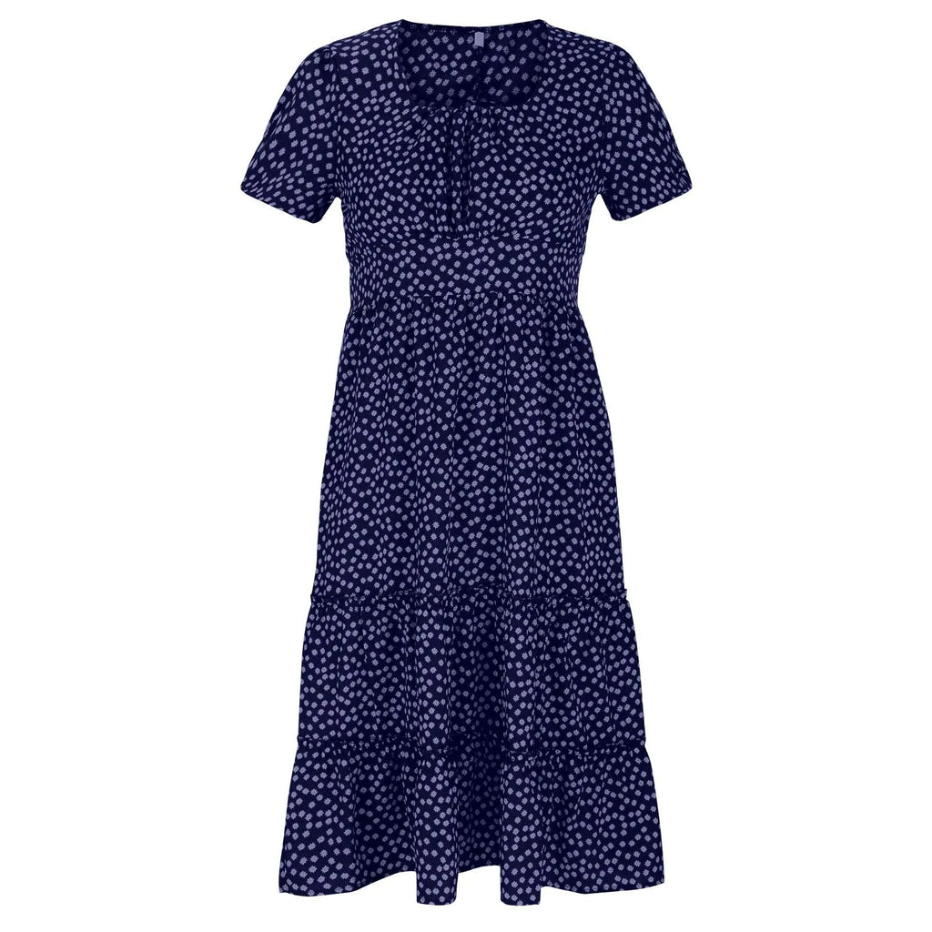 Julia | Vestido midi con estampado floral