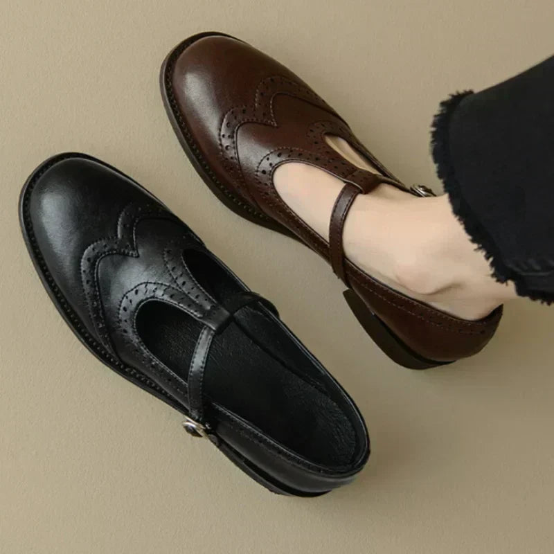 Julia | Zapatos ortopédicos con correa en forma de T