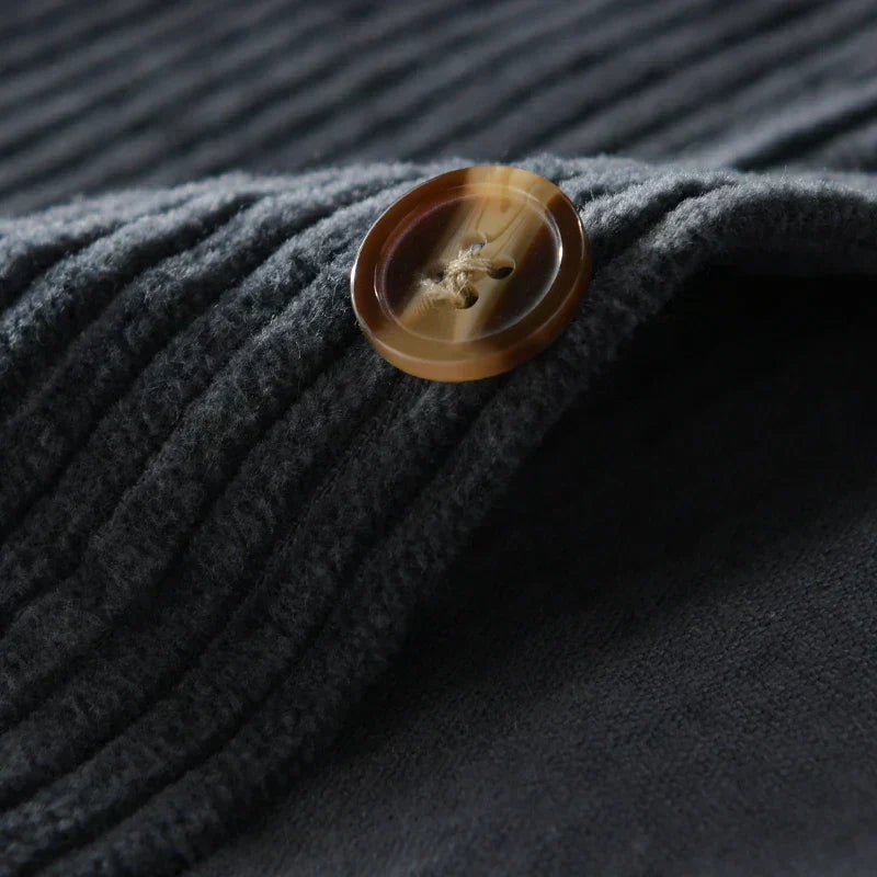 Rafael™ | Camisa de terciopelo acanalado