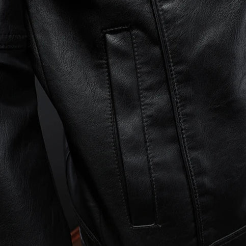 Darius | Chaqueta de cuero premium estilo moto
