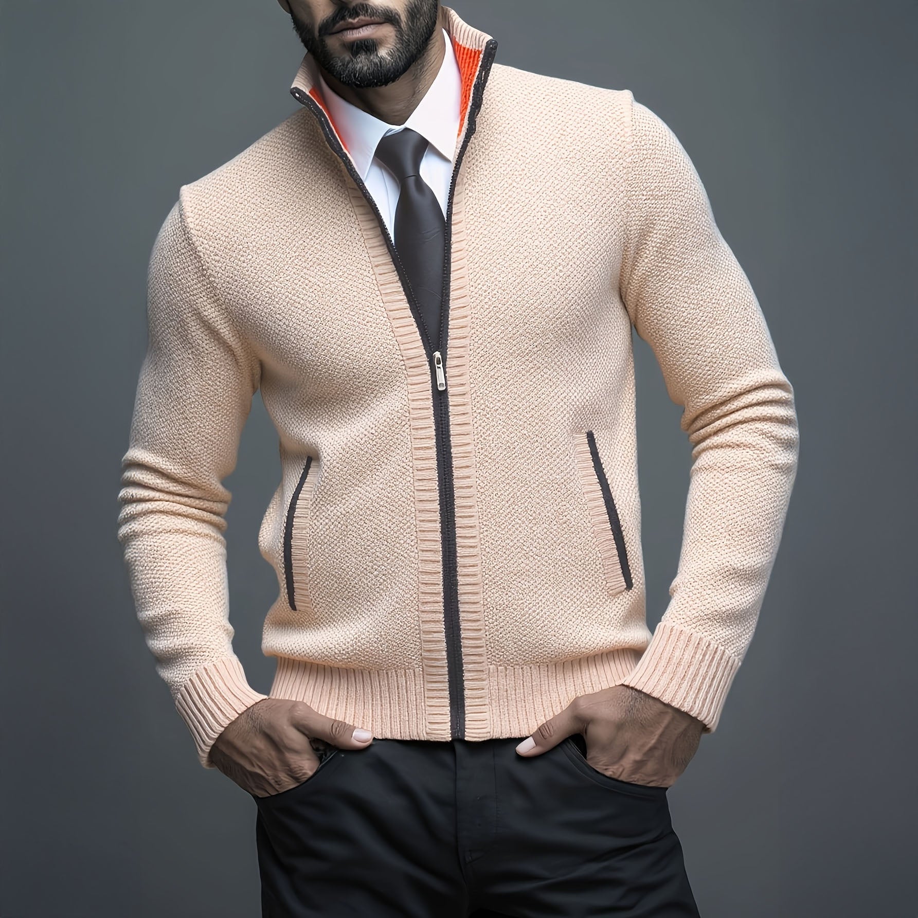 CHALECO HOMBRE LUXE CON CREMALLERA