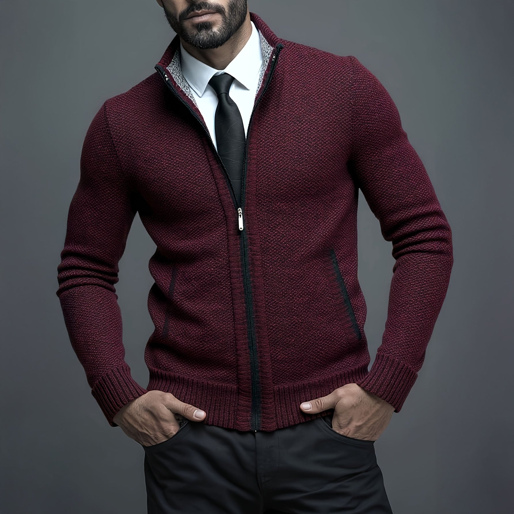 CHALECO HOMBRE LUXE CON CREMALLERA