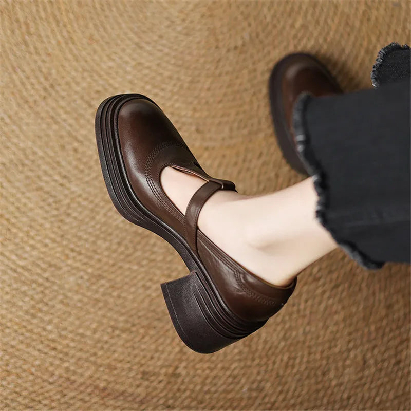 Olivia | Zapatos de salón ortopédicos con suela gruesa