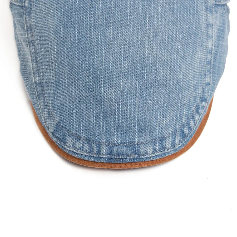 Marcel™ | Gorra plana de denim premium – Estilo atemporal y comodidad diaria